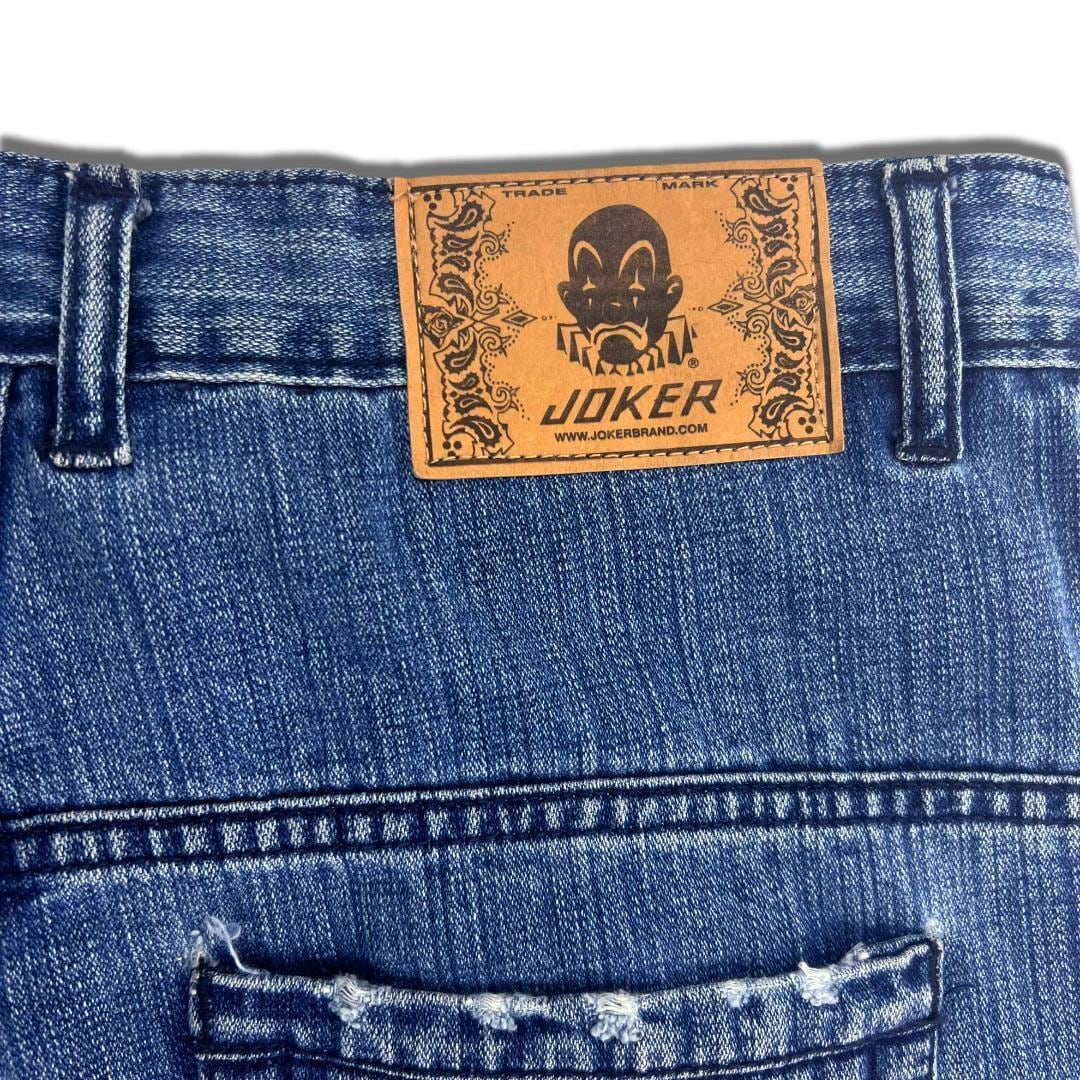 joker brand hiphop denim cargo pants