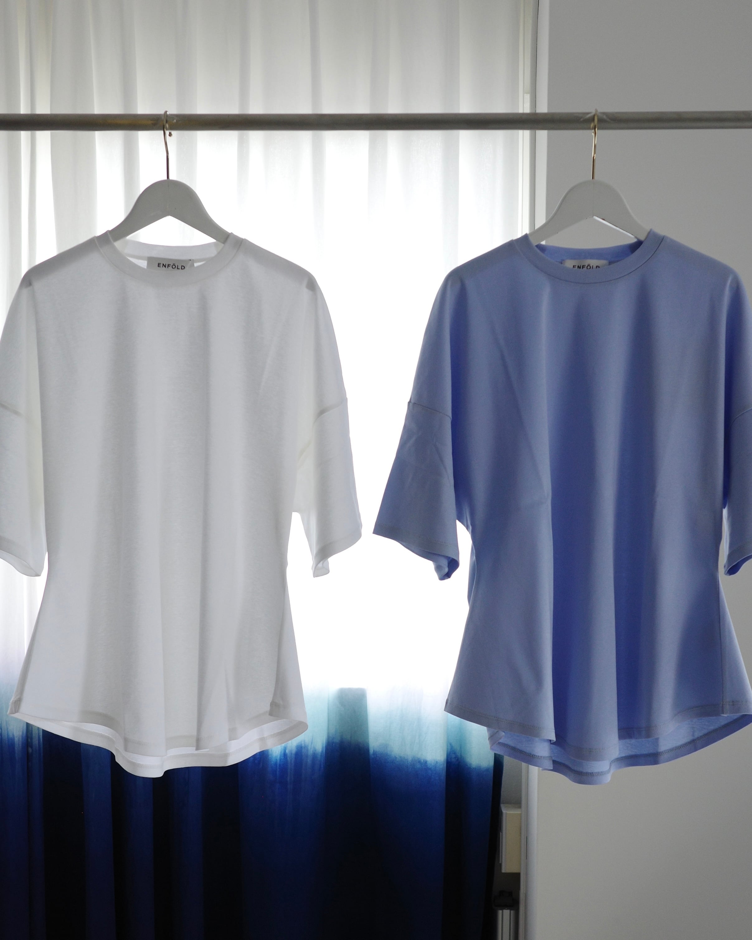 ENFOLD / PEPLUM LOOSE T-SHIRT | LA VILLA ROUGE