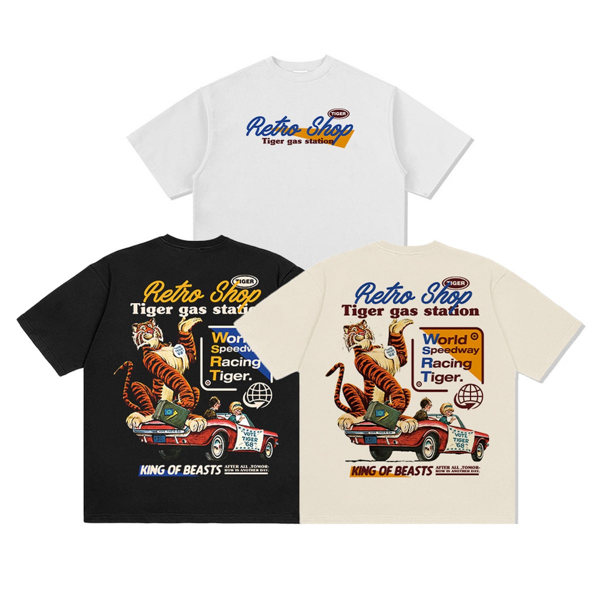 VINTAGE ストリート 虎 Tシャツ T844 | wshot VINTAGE ストリート 虎 Tシャツ T844 | wshot