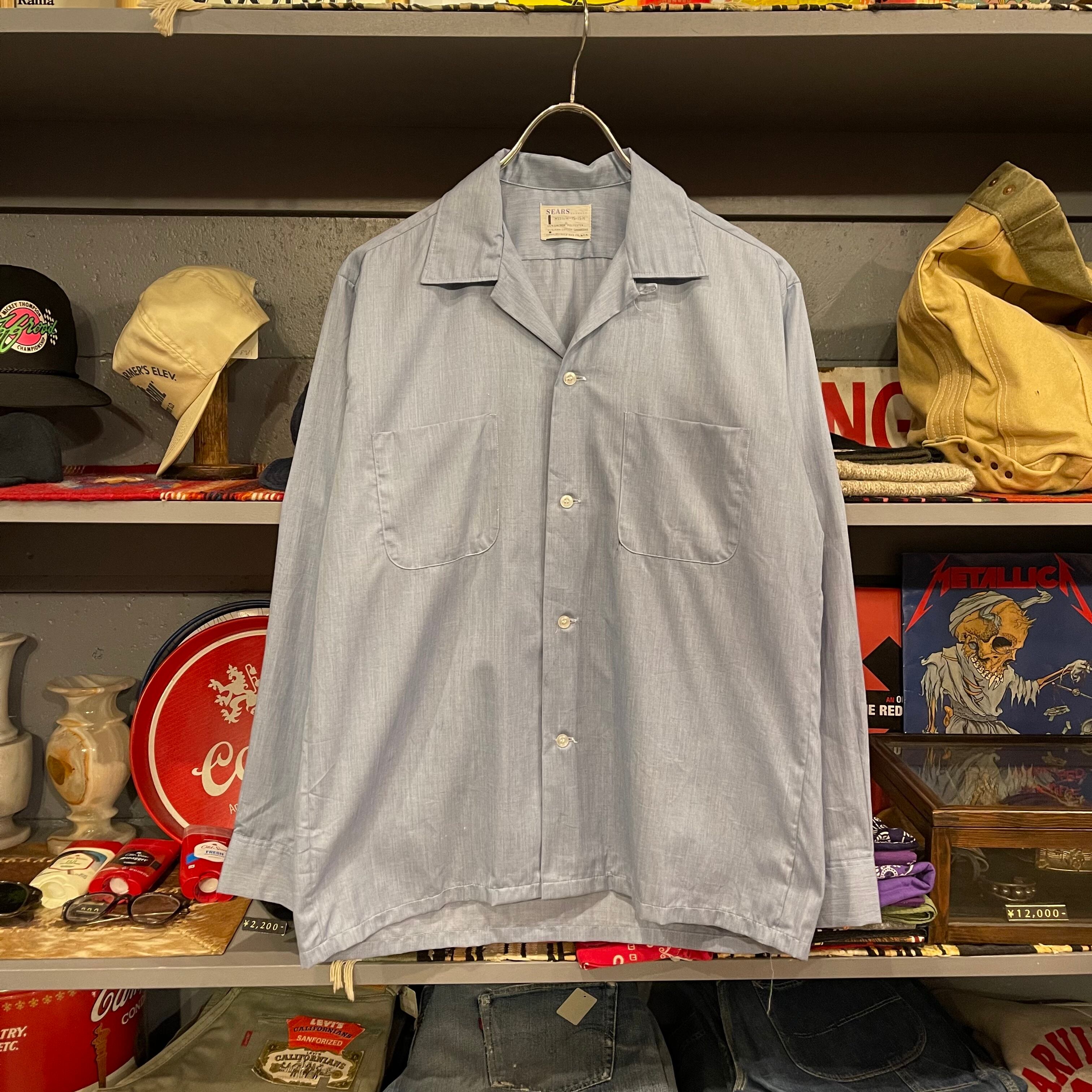 60s SEARS L/S Open Collar Shirt | VOSTOK