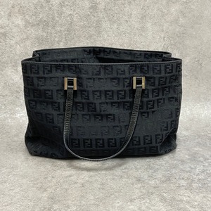 FENDI フェンディ ズッキーノ ハンドバッグ ブラック 6989-202204