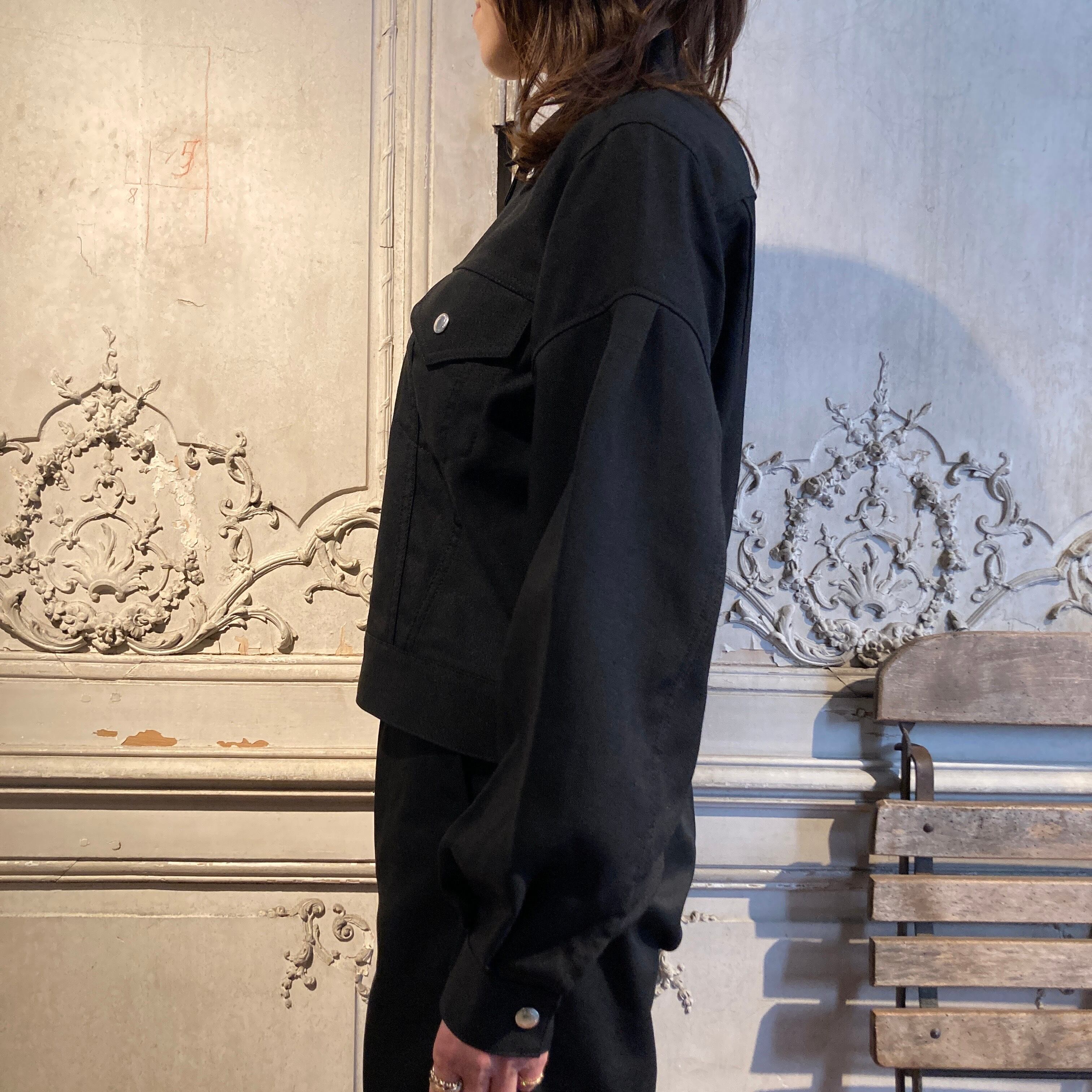 HYKE【ハイク】 OXFORD BALLOON SLEEVE JACKET TYPE3 / REGULAR FIT