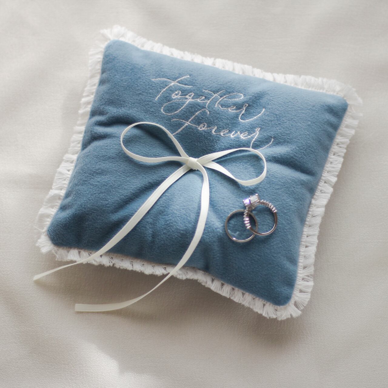 リングピロー / Soft Blue / ギフトボックス付