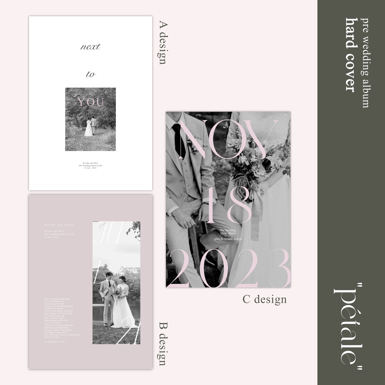 予約枠購入済の方専用:pre wedding album "pétale"