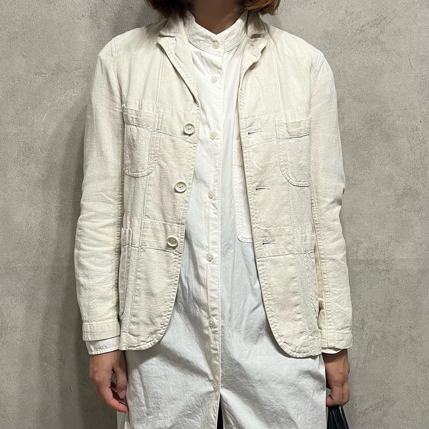 Engineered Garments コットンカバーオール オフホワイト 白