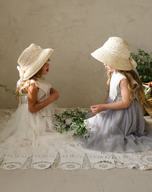 ※お洋服と同梱限定※【5/9〆予約】<flo>  Marceau straw Hat