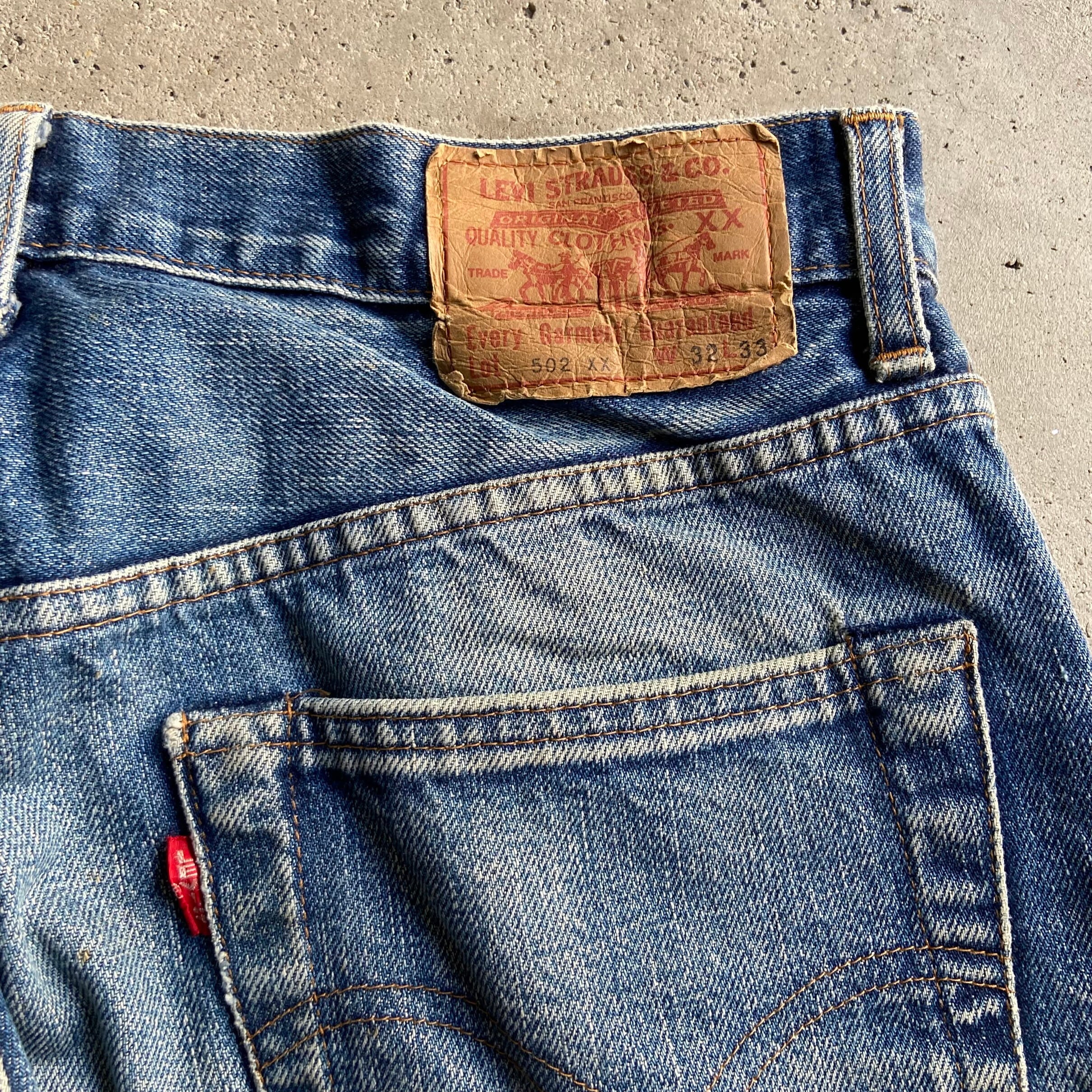 LEVI'S 502XX 日本製1990年代復刻 ビッグE 赤耳　TALON