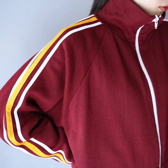 good coloring design sweat fabric long high-neck track jacket