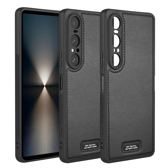 Kakuki For Sony Xperia 1 VII ケース TPU+PU素材 黄ばみ無し エクスペリア1 VII SO-51F / SOG15 クリアカバー ストラップホール付 レンズ保護 米軍MIL規格取得 耐衝撃 落下防止 軽量 透明全面保護カバー (Xperia 1VII 対応) 