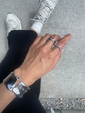 wide cuff open bangle