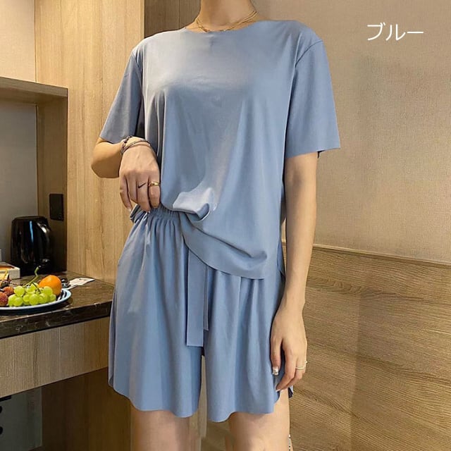 ✨NEW✨　新品♪　セットアップ タイダイ柄 ショートパンツ 半袖 XL 紫
