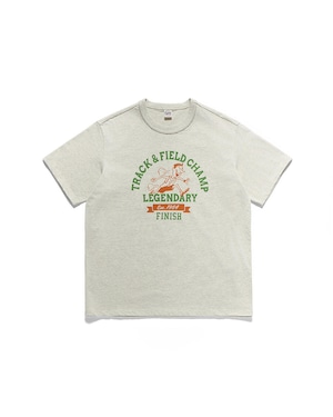 [EASTLOGUE] TRACK & FIELD CHAMP T-SHIRTS / OATMEAL 正規品 韓国ブランド 韓国ファッション 韓国代行 イーストローグ 日本 店舗