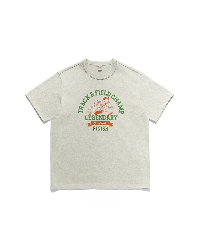 [EASTLOGUE] TRACK & FIELD CHAMP T-SHIRTS / OATMEAL 正規品 韓国ブランド 韓国ファッション 韓国代行 イーストローグ 日本 店舗