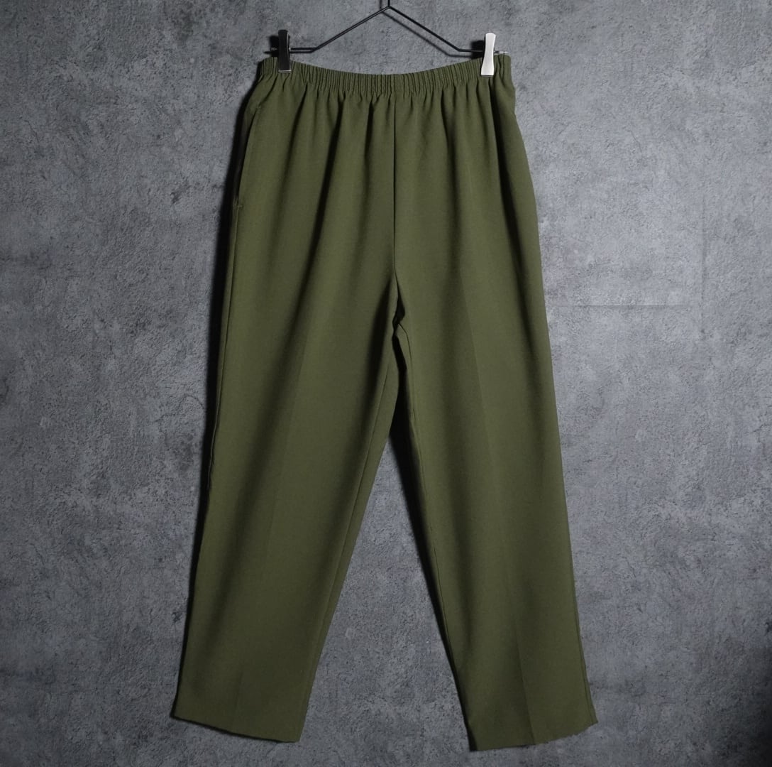 Green Easy Slacks Pants
