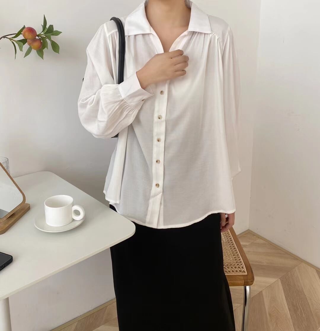 ボリュームスリーブ　ブラウス　AJ2205-601