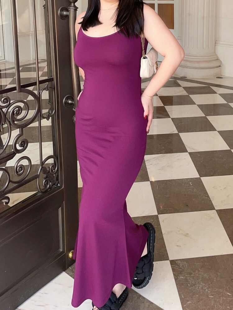 マーメイドライン 美ライン ワンピース リゾート カジュアル 大きいサイズ 韓国 CH8901