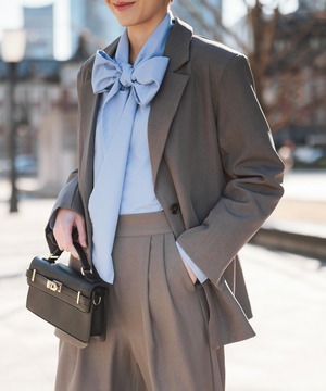 スーツ地ツイルシングルテーラードジャケット【a-50212】.