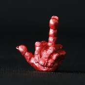 FXXK! HANDSIGN VALVE CAP /メタリックレッド
