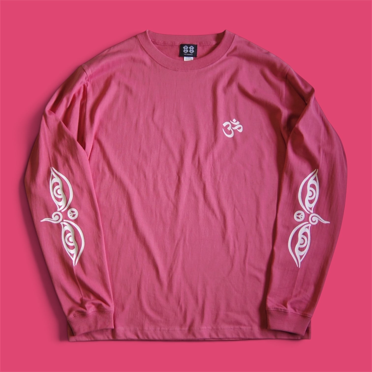 ॐ×Buddha eye L/S T-SHIRT / ブッダアイ ロングスリーブTシャツ -Flamingo Pink-