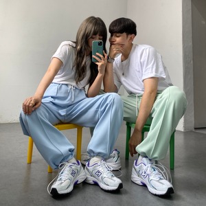 [HITTAEK] Pastel String Training Pants (3 color) 正規品 韓国 ブランド  パンツ (nb) bz20080405