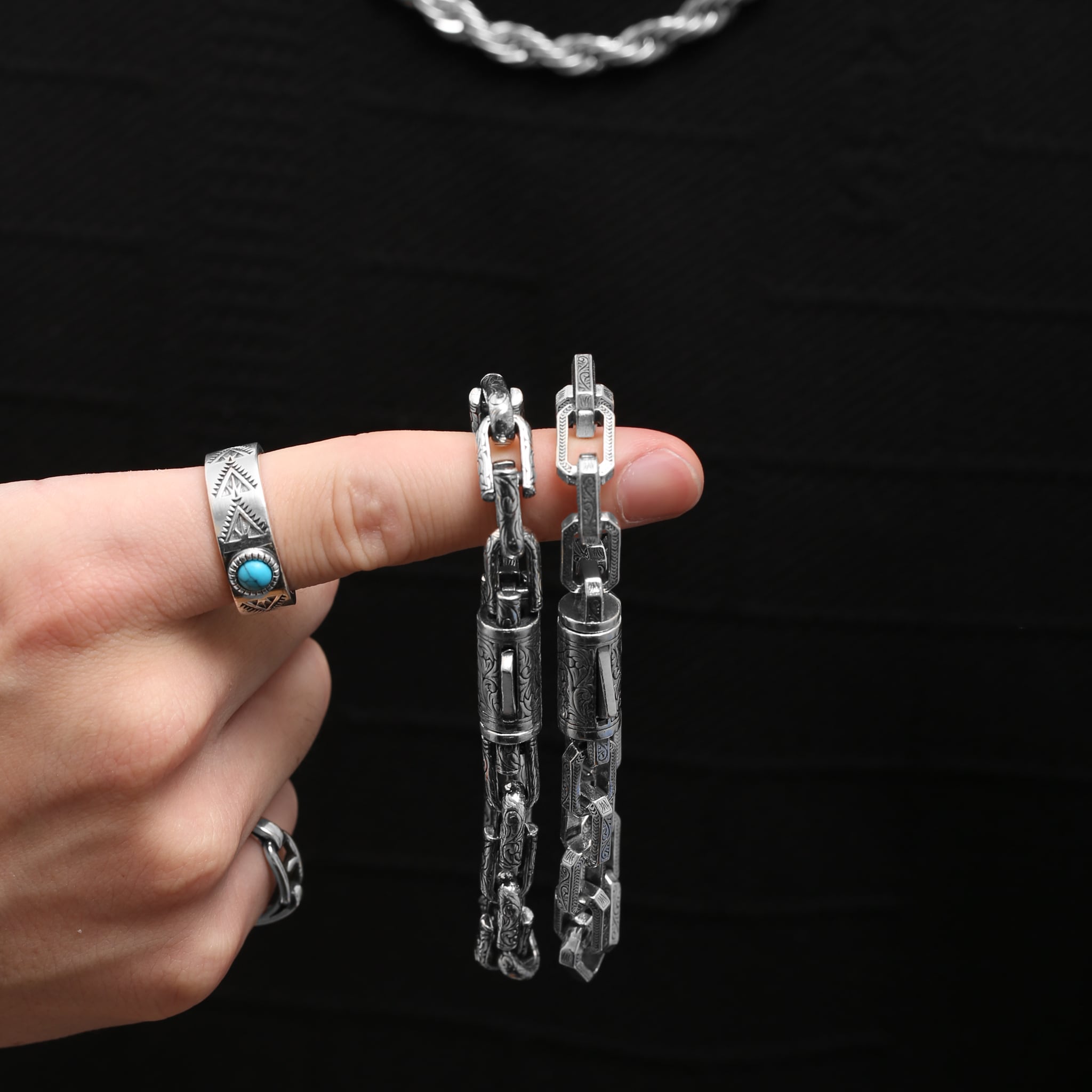 S925 Hawaiian ✖️ Indian Chain Bracelet / B&C