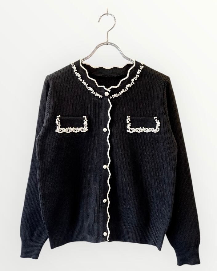 CHANEL アイボリー ネット編み ビスチェ 42 Cle de L'esprit CHANEL アイボリー ネット編み ビスチェ 42