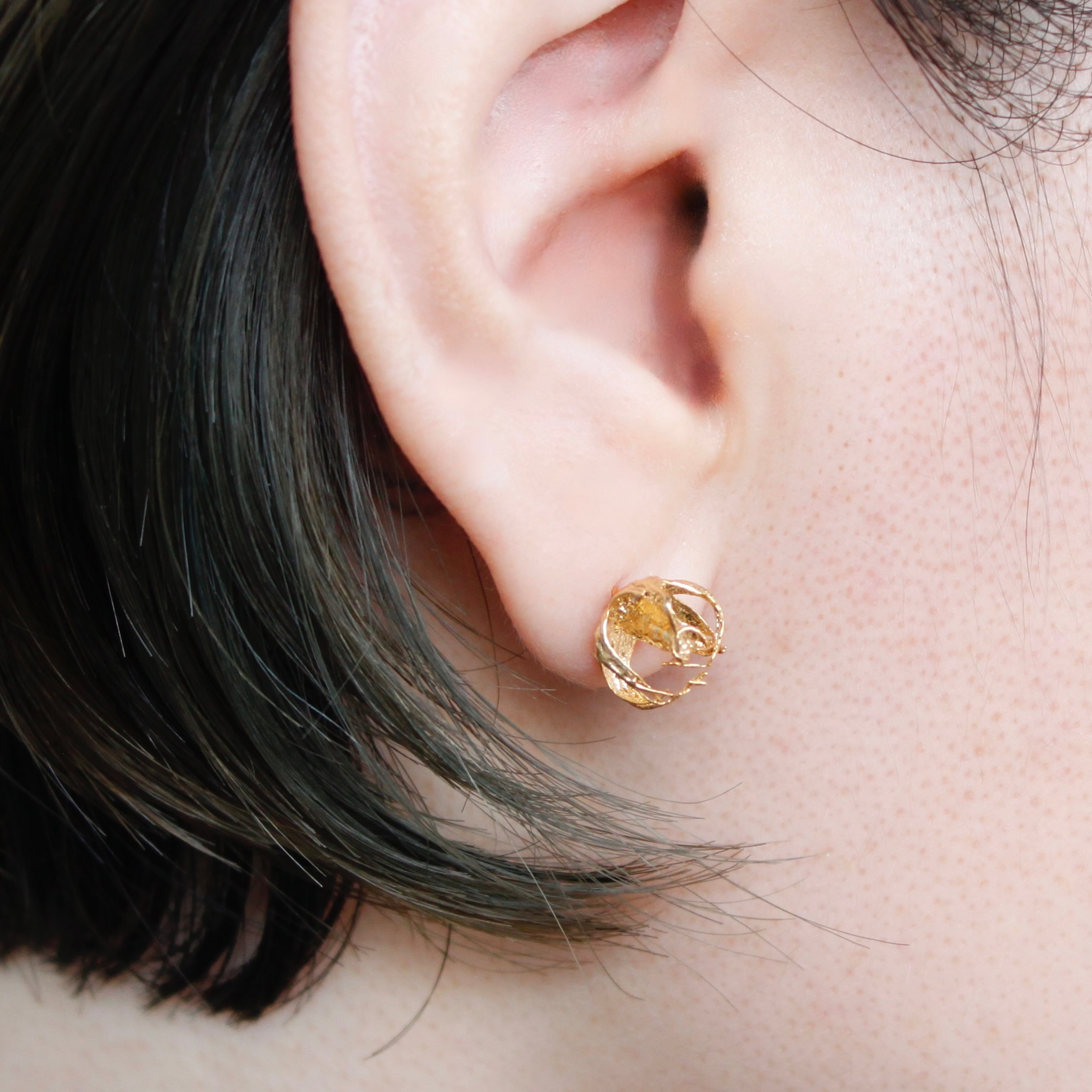 トマトのへたピアス Tomato earrings | nico
