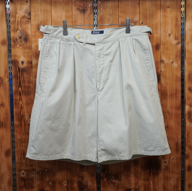 80s90s USA製 ralphlauren チノ ショーツ W33 /ラルフローレン グルカパンツ グルカショーツ