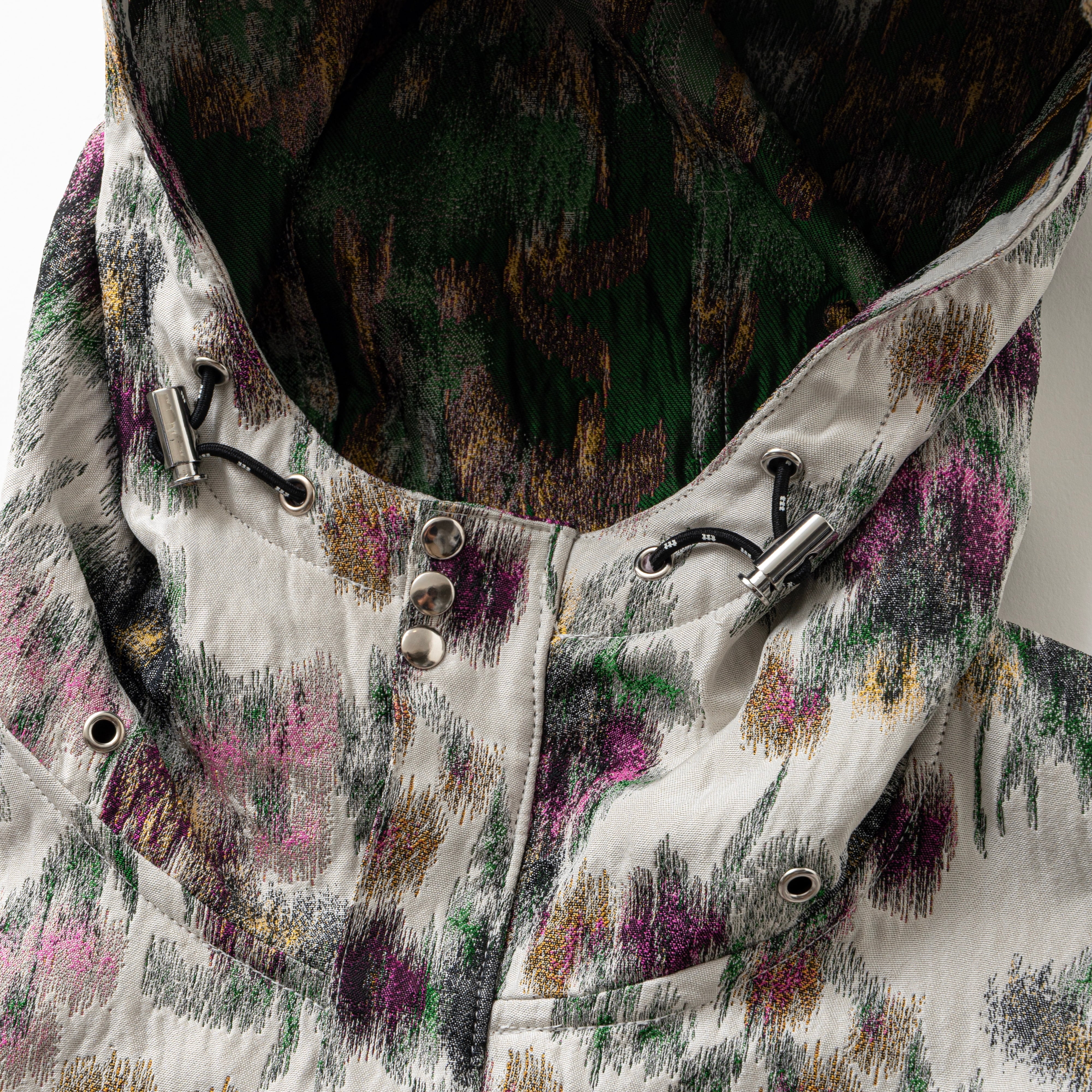 Flower jacquard anorak hoodie（WHITE） | TTTMSW