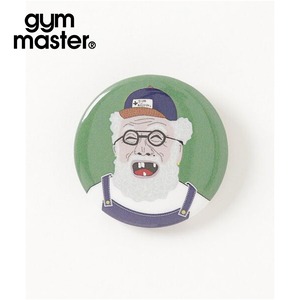 gym master ジムマスター 缶バッジ 32mm SMALL 日本製 ピンバッジ アクセサリー カスタマイズ G699690 おじさん