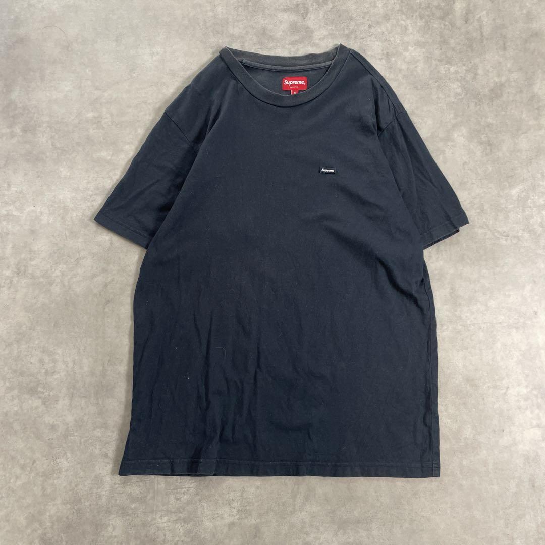 supreme small box logo tee black S