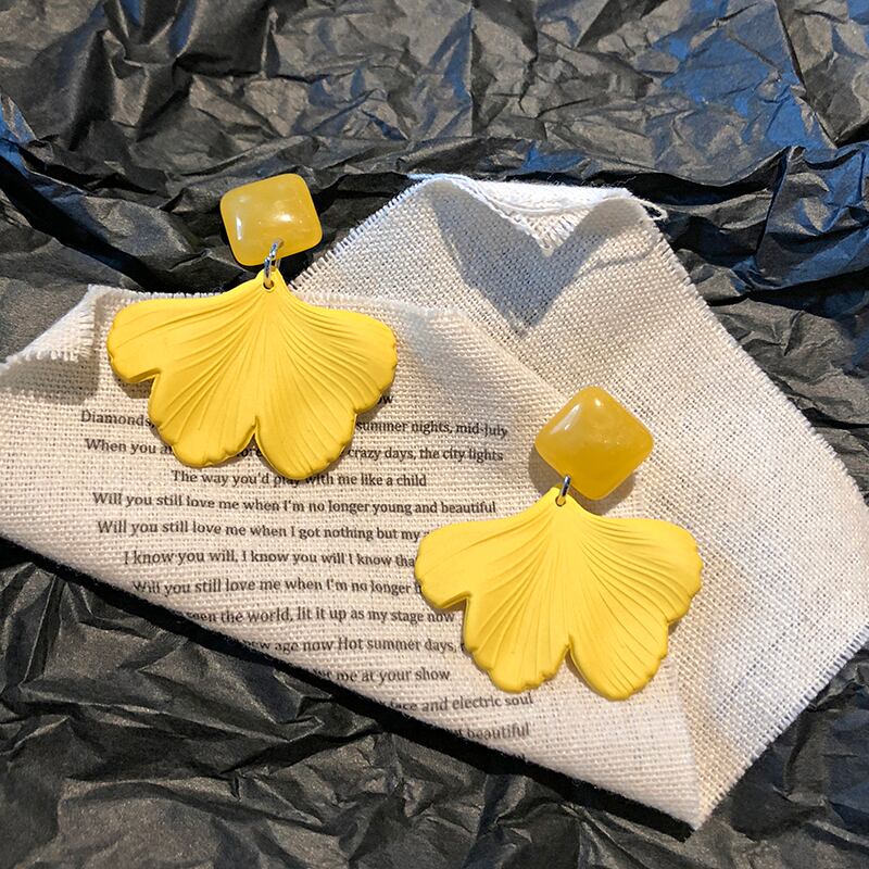 イエローサマーイヤリング ロングレッド 夏物 指輪 ブラック・アイド・ピーズ68600958229