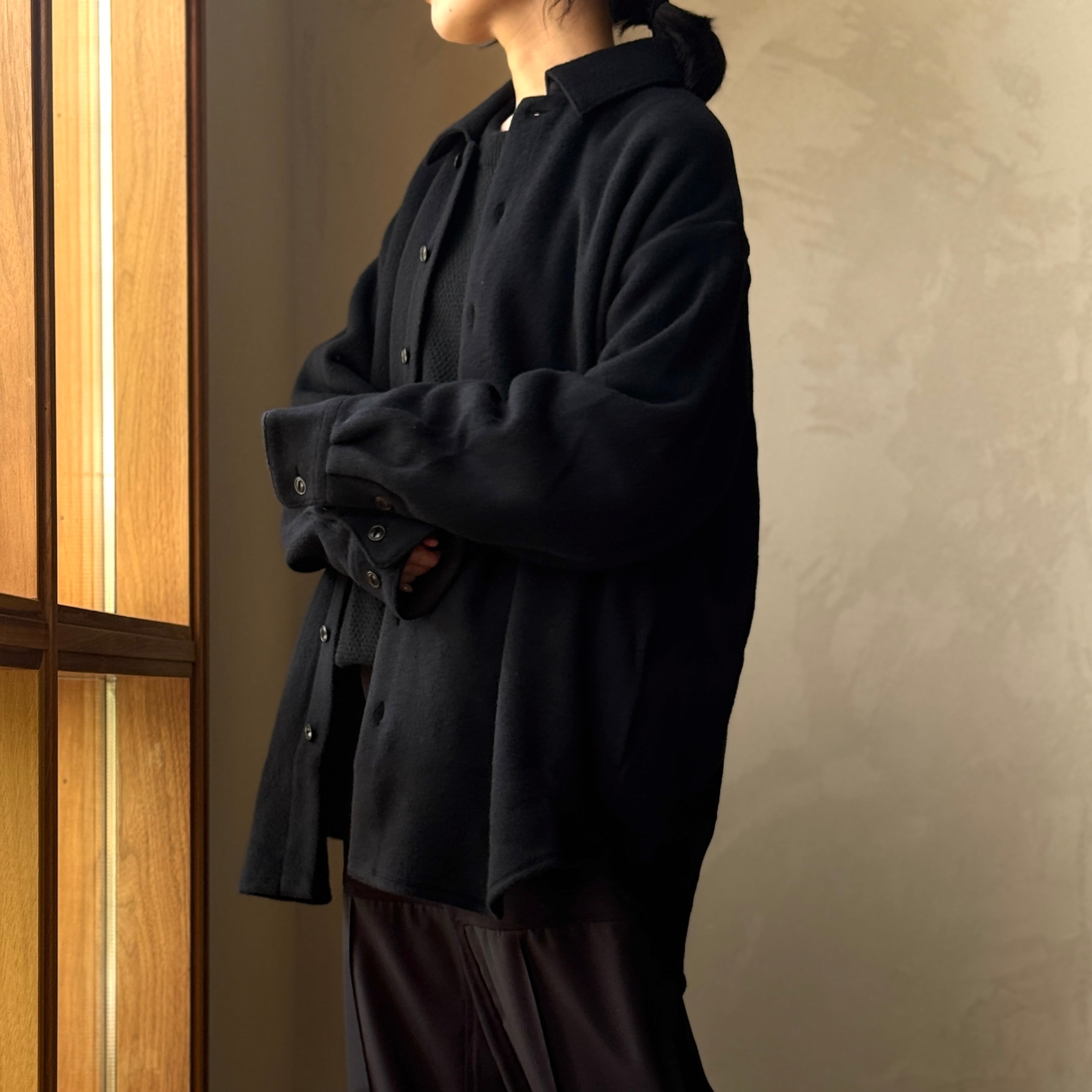 WIRROW｜Wool cashmere robe coat | HJ GALLERY
