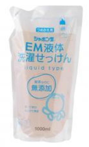 ＥＭ液体洗濯せっけん替 １０００ｍｌ　シャボン玉