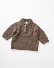 Fluffy Alpaca Polo Knit
