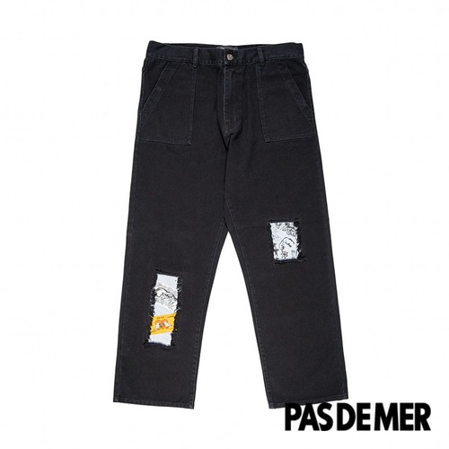 【PAS DE MER/パドゥメ】ZEBRA PANTS パンツ / DARK BLUE / AW25-13692