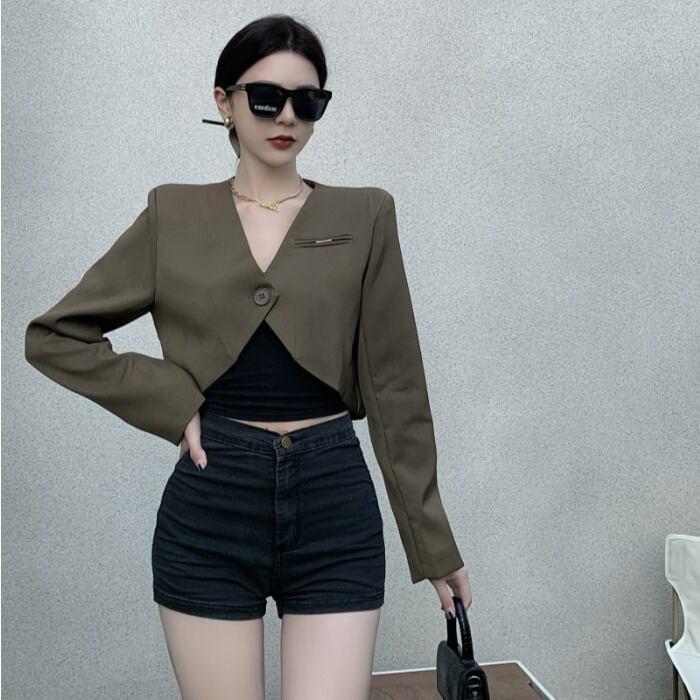 長袖スリーブジャケット レディースショート ロング ドラファッションホール38197368697