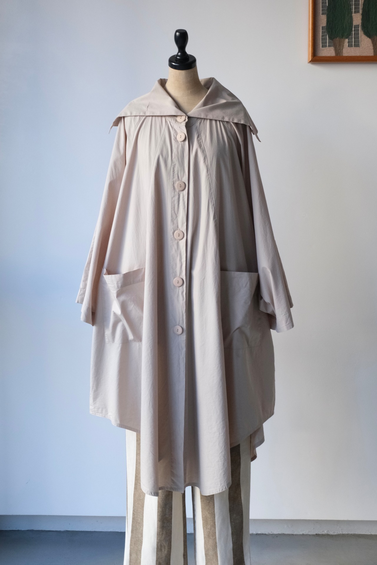 Marimekko batwing sailor coat