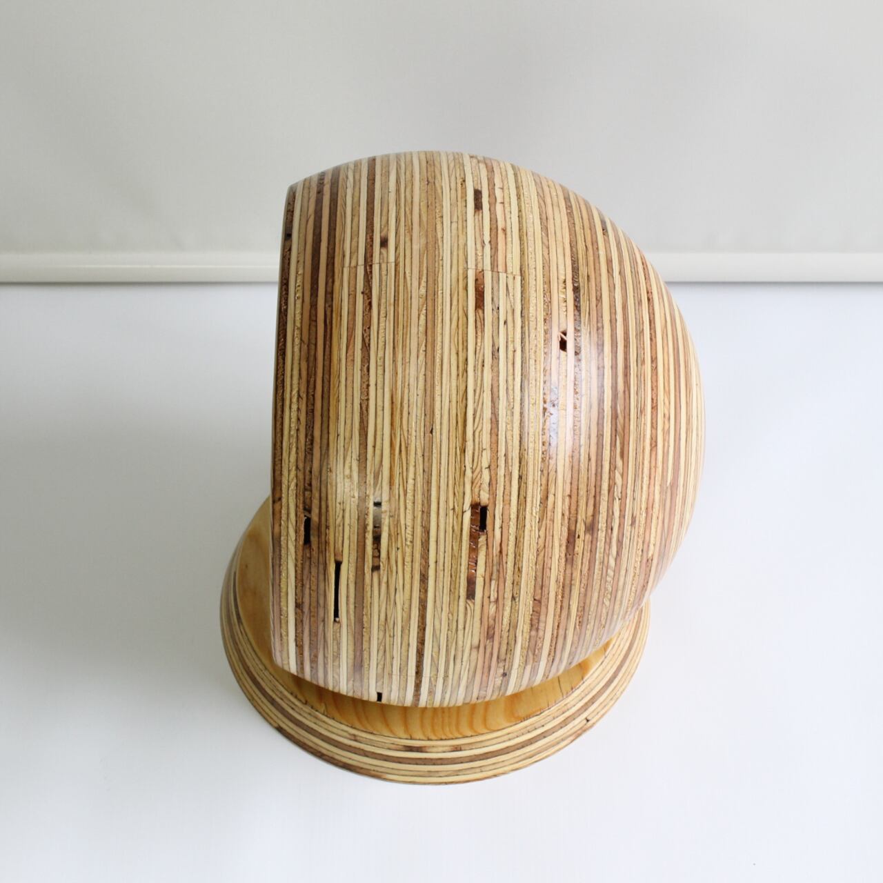 オーダーメイド例：エンクロージャー_球形（完成品） | ベニヤ板加工