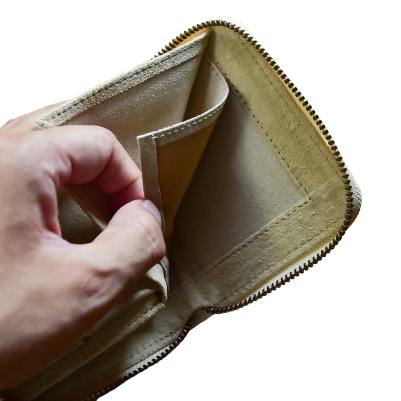 WASHI】MINI ROUND ZIP WALLET / ミニラウンドジップウォレット | ON
