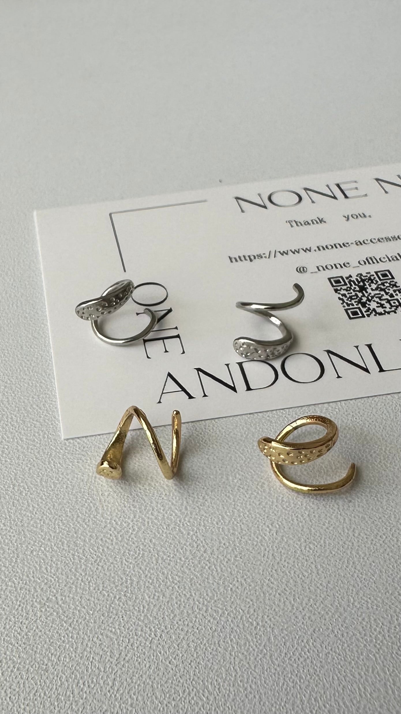 S925 ネジリピアス | none