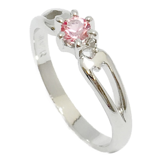 SILVER925ピンキー☆サイドハートカットダブルフェイス/SR-3848