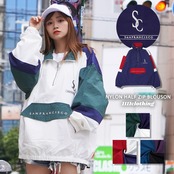 ＼SALE／◆ナイロン ハーフジップ ブルゾン◆wi-453063