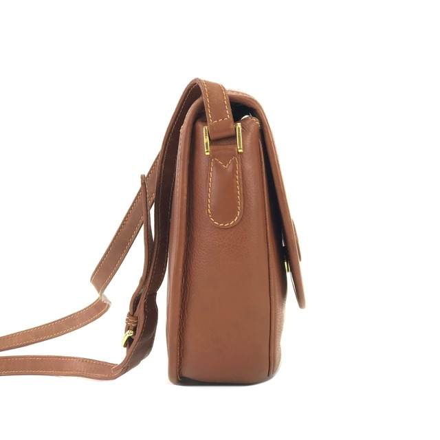 GUCCI グッチ　シェリーライン　GG型押し　エンボスレザー　ミニバッグ　ショルダーバッグ　ブラウン　オールドグッチ　vintage　ヴィンテージ 　a7crwk