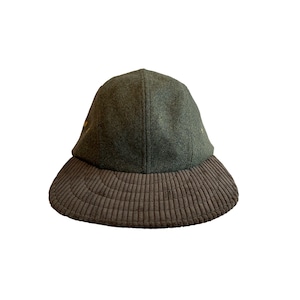 Manager In Training | Wool & Corduroy cap | Moss Green