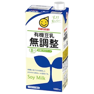 有機豆乳・無調整 １０００ｍｌ　マルサン