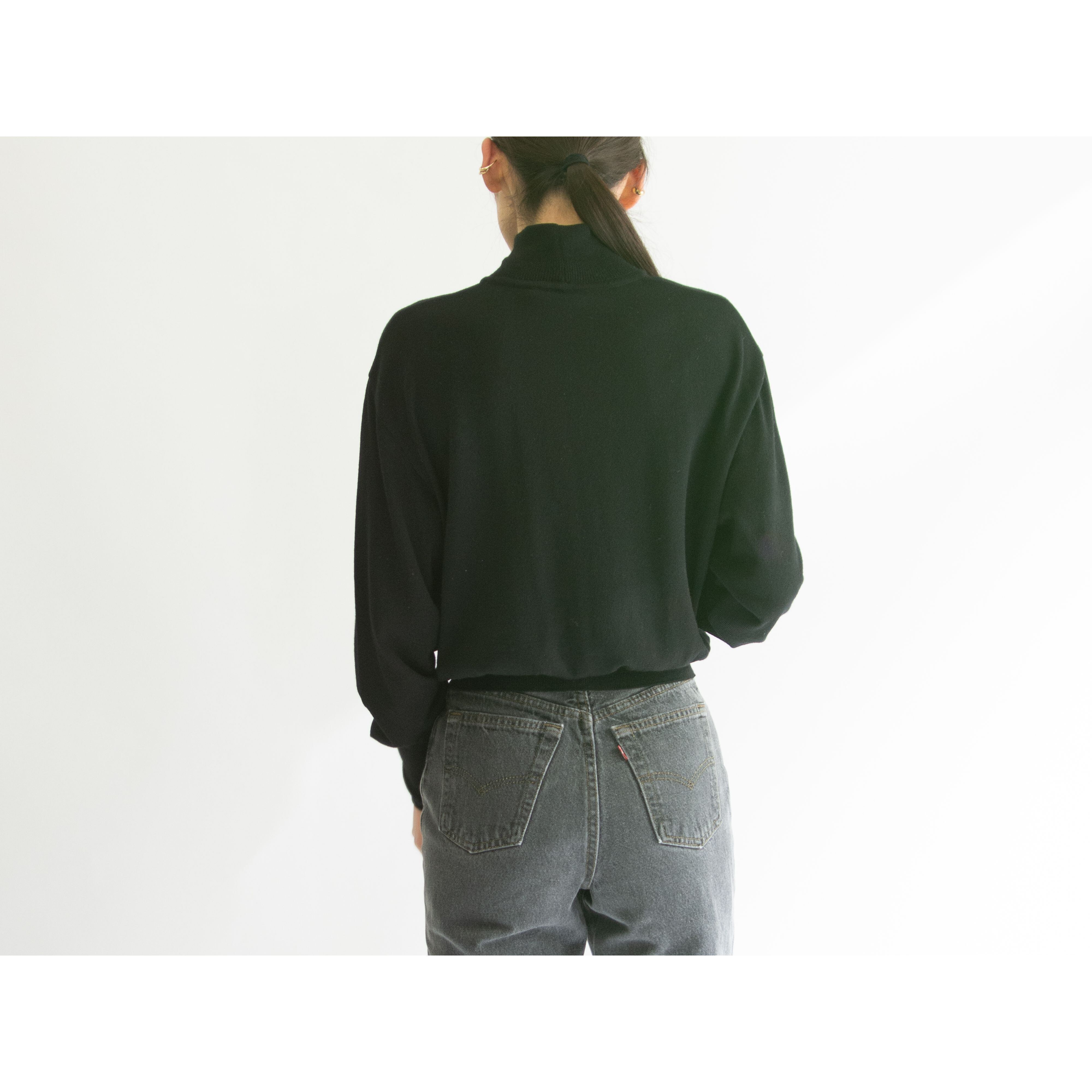 【Laurel ESCADA】Made in Italy 100% Wool High Neck Sweater（ローレル エスカーダ イタリア製ハイネックウールセーター ニット）