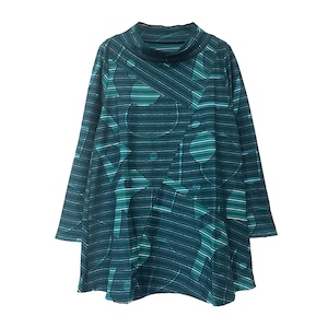【最新作】インレーボーダーチュニック【260-3249】Inlay Border Tunic