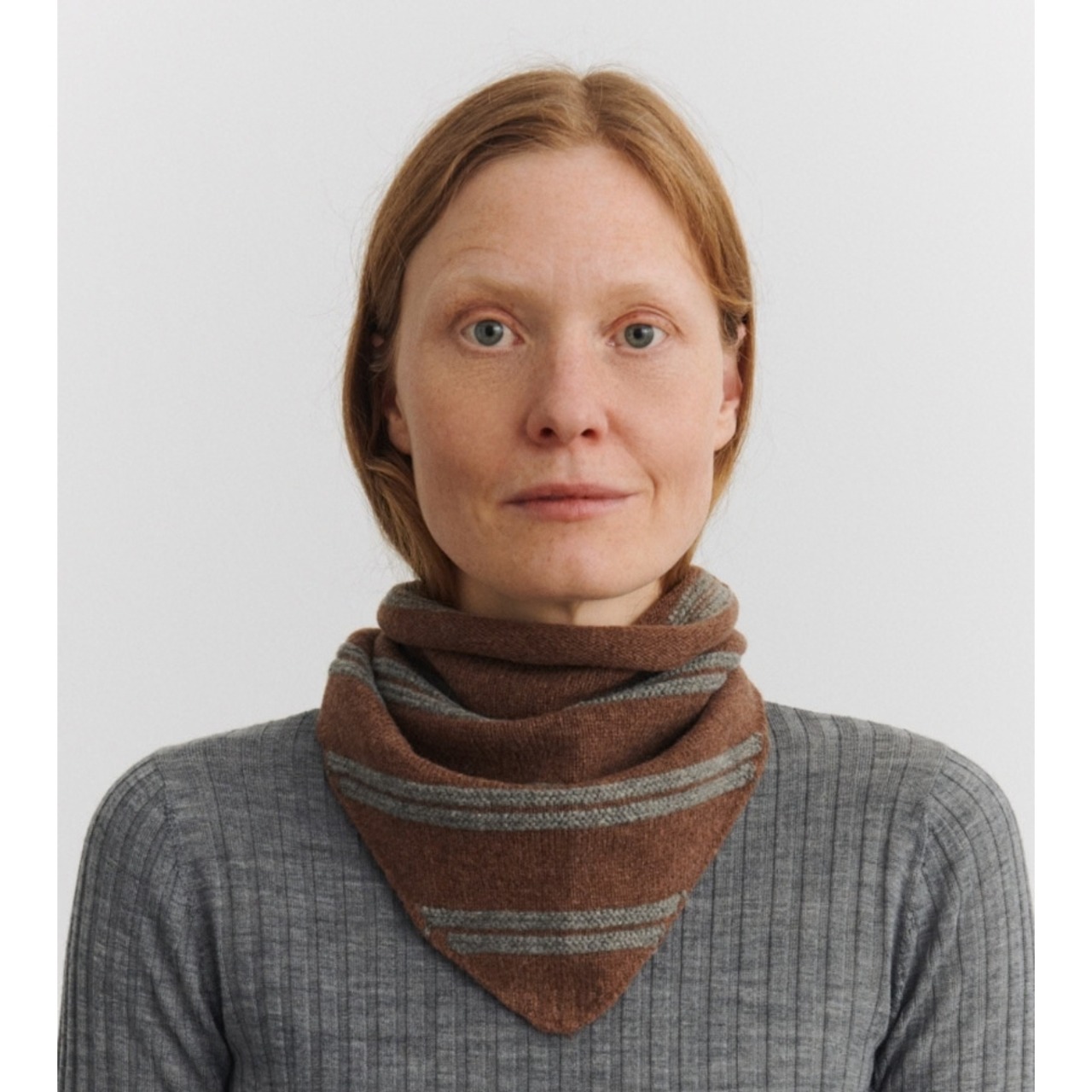 ＜FUB＞Adult ニット バンダナ lambswool Bandana(tivoli/violet) - 5