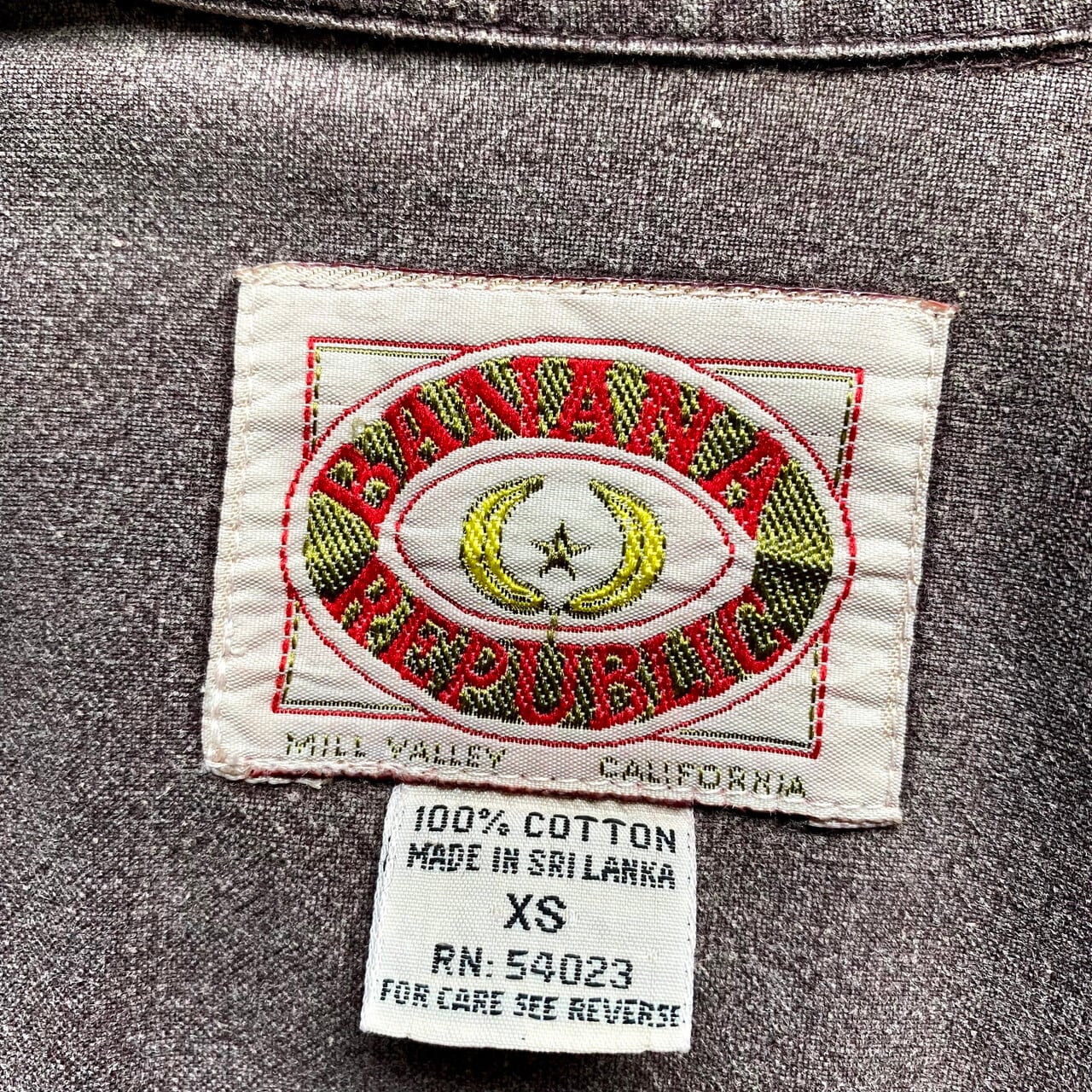 80年代 ヴィンテージ BANANA REPUBLIC バナナリパブリック 長袖 80年代 ヴィンテージ BANANA REPUBLIC バナナリパブリック 長袖